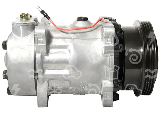 kompresor SANDEN 7H15, řemenice 120 mm - PV4, 12V, OEM 7700272437